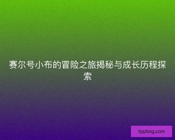 赛尔号小布的冒险之旅揭秘与成长历程探索 赛尔号小布的冒险之旅揭秘与成长历程探索
